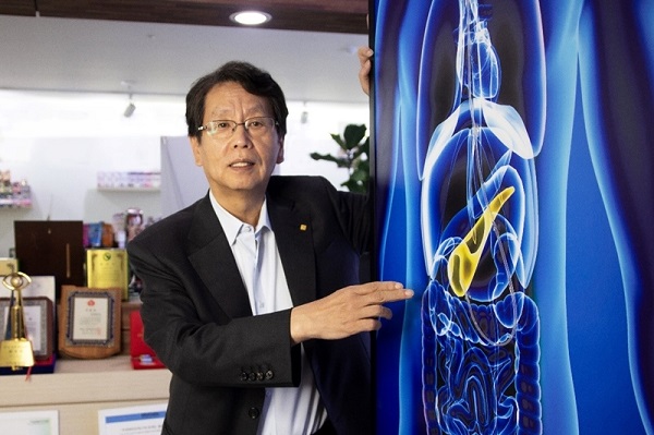 동성제약이 자체 개발한 광과민제 ‘포노젠’에 대한 췌장암 임상 2상시험 승인을 획득했다.출처 : 헬스경향(http://www.k-health.com)