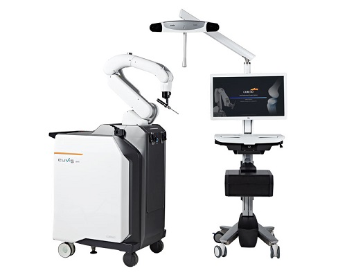 The artificial joint surgical robot, CUVIS-joint, exclusively developed by CUREXO, is now performing in Korean medical institutions beginning with the first supply at Chung-Ang University Hospital.
