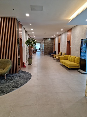There is a health care center with family medicine specialists and a hospital with plastic surgery specialists in the resort to support a safe vacation.